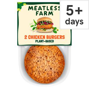 Meatless Farm Plant Based 2 Chicken Burgers 180G