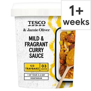 Tesco & Jamie Oliver Mild & Fragrant Curry Sauce 500G