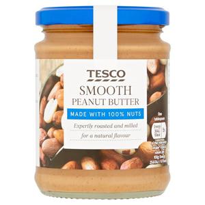 Tesco 100% Smooth Peaunt Butter 280G