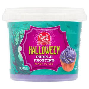 Create A Cake Halloween Purple Frosting 300G