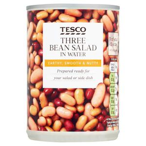 Tesco Wholefood Three Bean Salad In Water 400G