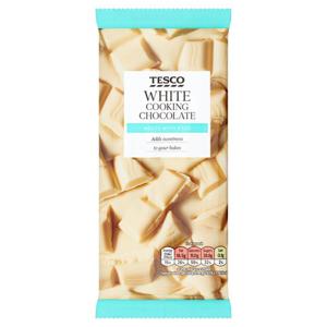 Tesco White Cooking Chocolate 150G