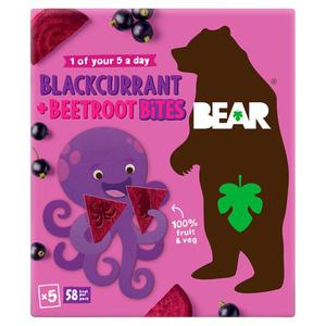 Bear Bites Blackcurrant & Beetroot 5 X 18G