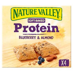 Nature Valley Protein Soft Bakes Almond & Blueberry 4X38g