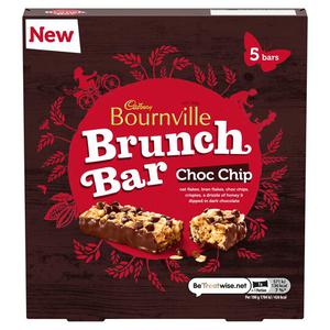 Cadbury Bournville Brunch Bar Chocolate Chip 5X32g