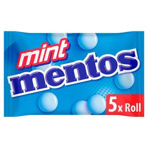 Mentos Mint Chewy Sweets 5 X 38G