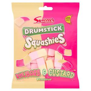 Swizzels Drumsticks Squashies Rhubarb Custard Flavoured 160G