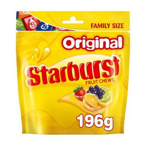 Starburst Original Fruit Chews Sweets 196G