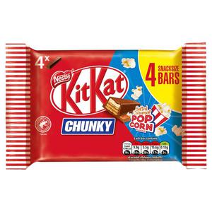 Kit Kat Chunky Salted Caramel Popcorn 4X34g