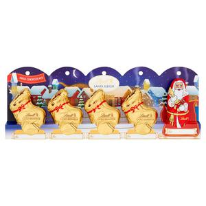 Lindt Sleigh Milk Chocolate 5 Pack 50G