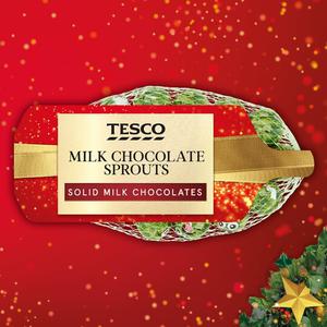 Tesco Milk Chocolate Sprouts 85G