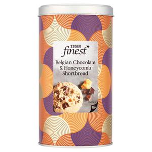 Tesco Finest Belgian Chocolate & Honeycomb Shortbread 160G