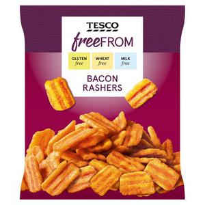 Tesco Free From Bacon Rashers 150G