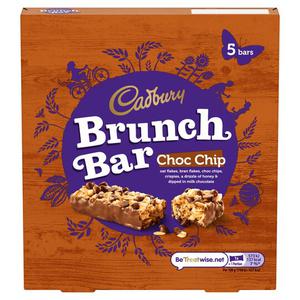 Cadbury Brunch Bar Chocolate Chip 5X32g