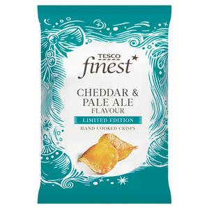 Tesco Finest Cheese & Pale Ale Flavoured Crisps 150G