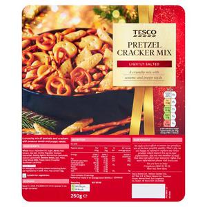 Tesco Pretzel Cracker Mix 250G