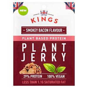 Kings Smokey Bacon Flavour Plant Jerky 65G