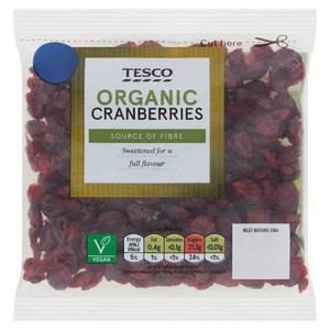 Tesco Organic Cranberries 100G 100G