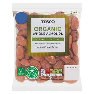 Tesco Organic Whole Almonds 100G