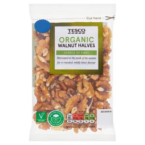 Tesco Organic Walnut Halves 100G