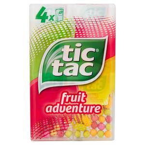 Tictac Fruit Adventure 4 Pack 64G