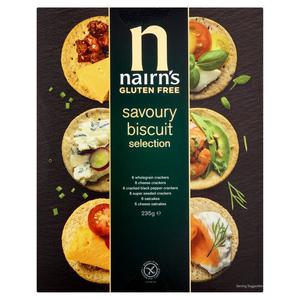 Nairn's Gluten Free Savoury Biscuit Selection 235G