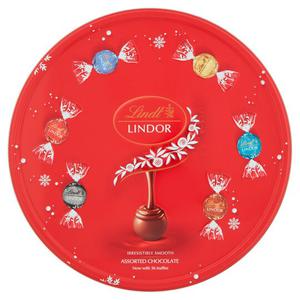 Lindt Lindor Assorted Chocolate Selection Tin 450G