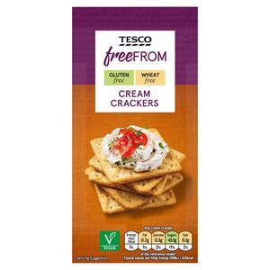 Tesco Free From Cream Crackers 125G