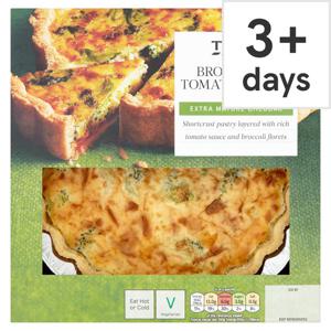 Tesco Broccoli & Tomato Quiche 400G