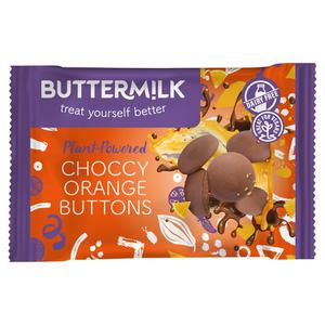 Buttermilk Plant Powered Chocolate Orange Buttons 42G