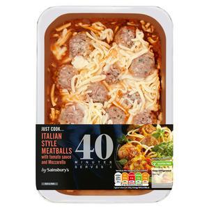 Sainsbury's Italian Style Meatballs 760g (serves x4)