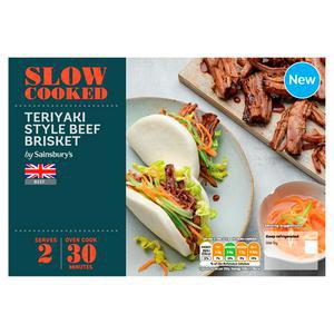 Sainsbury's Slow Cooked Teriyaki Style British Beef Brisket 408g