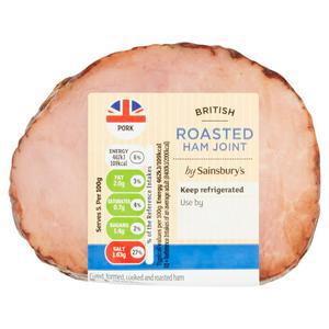 Sainsbury's British Roasted Ham Joint 500g