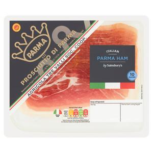 Sainsbury's Italian Parma Ham Slices x10 133g