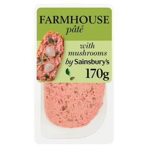 Sainsbury's Farmhouse Pâté with Mushrooms 170g