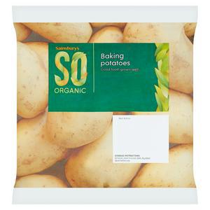 Sainsbury's Baking Potatoes, So Organic x4