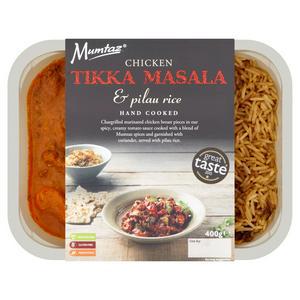 Mumtaz Halal Tikka Masala & Rice 400g (Serves 1)