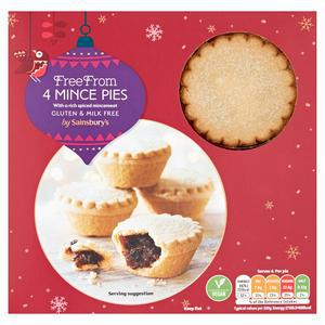 Sainsbury's Free From Mince Pies x4 230g