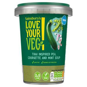 Love Your Veg! Thai Pea & Mint Soup 600g