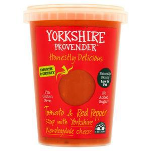 Yorkshire Provender Tomato & Red Pepper Soup with Yorkshire Wensleydale Cheese 600g