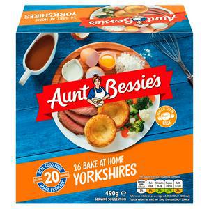 Aunt Bessie's Bake at Home Yorkshire Puddings x16 490g