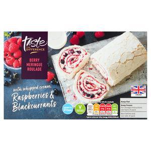 Sainsbury's Berry Meringue Roulade Dessert, Taste the Difference 450g