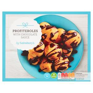 Sainsbury's Profiteroles & Chocolate Sauce 260g