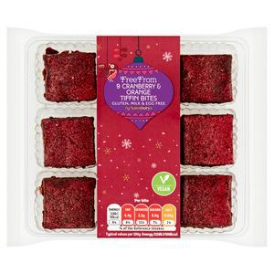 Sainsbury's Free From Cranberry & Orange Tiffin Bite x9 135g