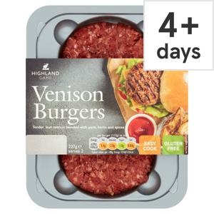 Highland Game Venison Burgers 227G