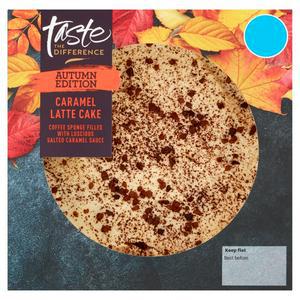 Sainsbury's Caramel Latte Cake, Taste the Difference 505g