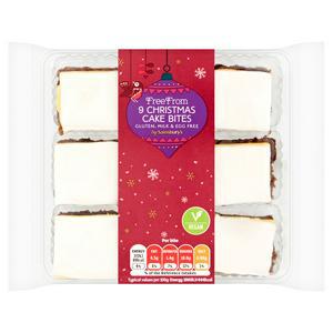 Sainsbury's Free From Christmas Cake Mini Bites x9 180g