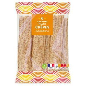 Sainsbury's Caramel Filled Crêpes x6 192g