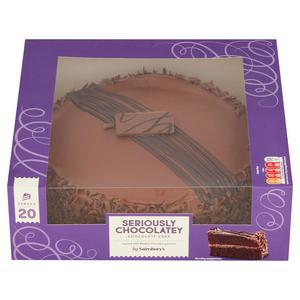 Large Seriously Chocolate Cake 1.28kg (Serves 20)