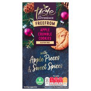 Sainsbury's Free From Apple Crumble Cookies, Taste the Difference 150g